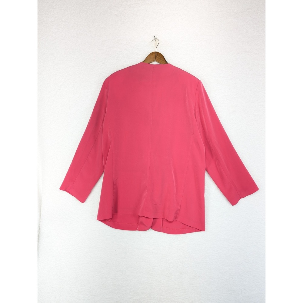 Vintage 80s‎ Cervelle Women's Pink Blazer Jacket USA XL 1X - Picture 2 of 8